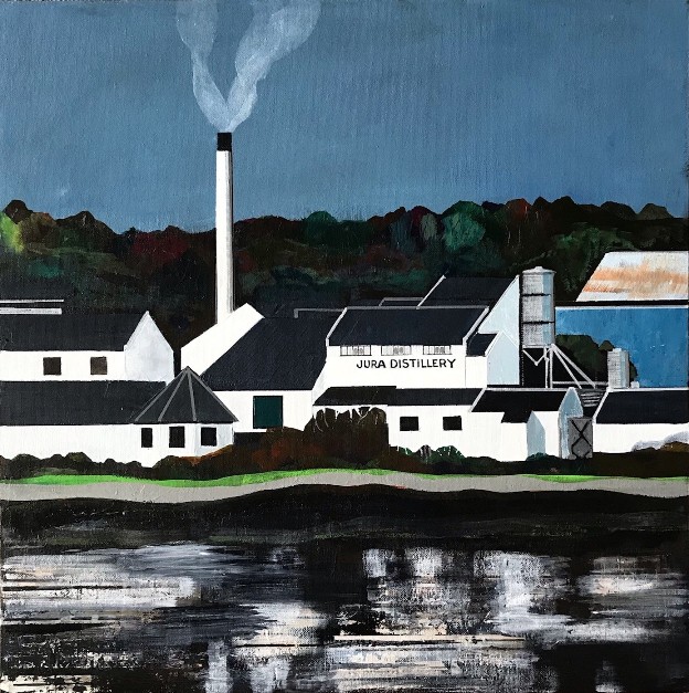 'Jura Distillery' by artist Judith Appleby